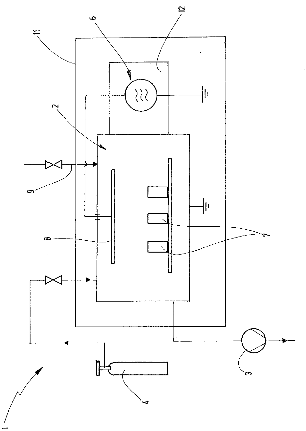 Circuit assembly for providing high-frequency energy, and system for generating an electric discharge