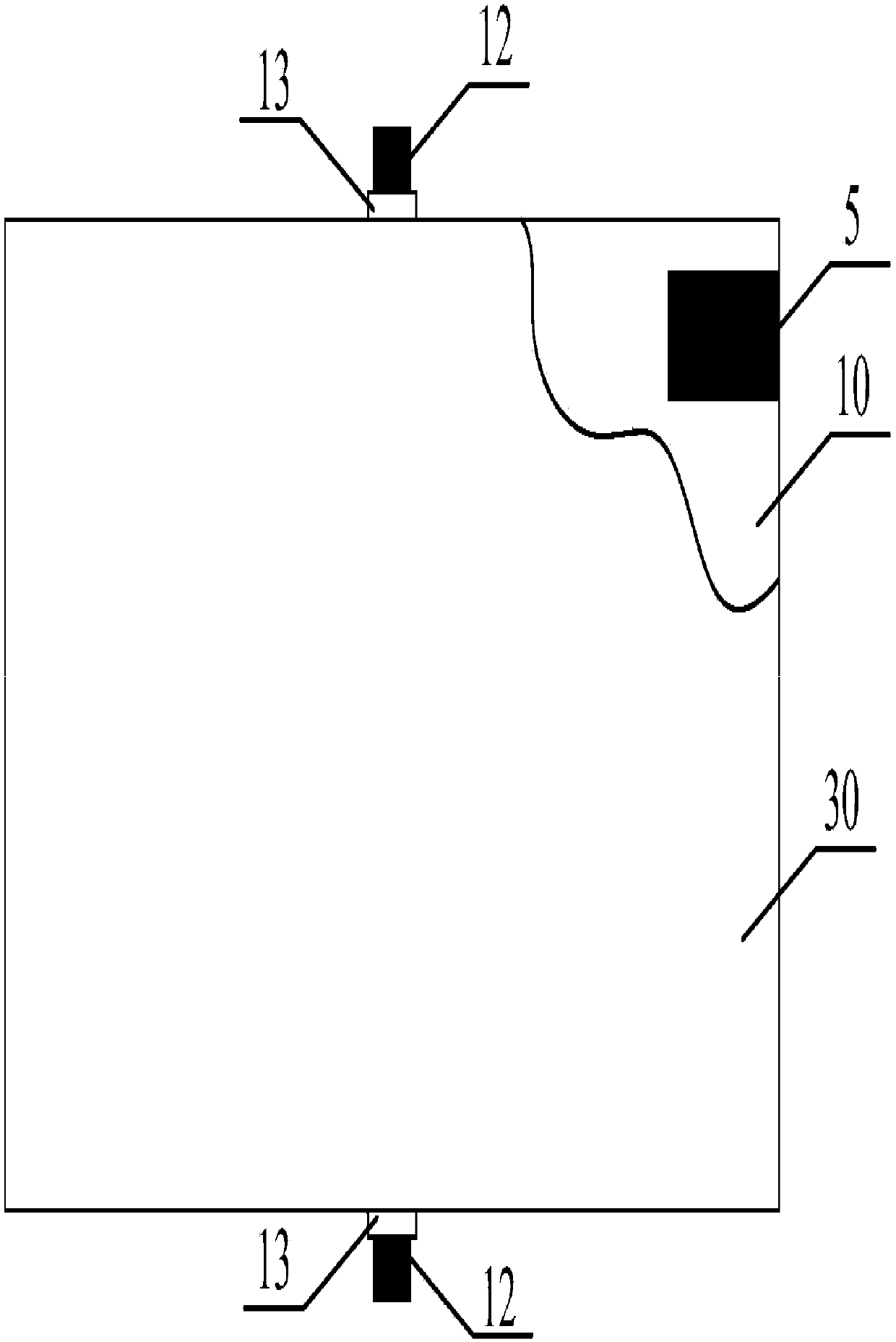 Rotatable double-face electronic board and electronic bulletin board