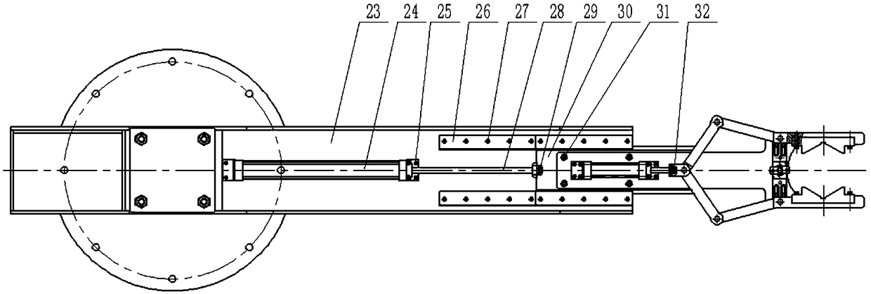 Clamping device capable of adapting to cylindrical workpieces with different outer diameter sizes