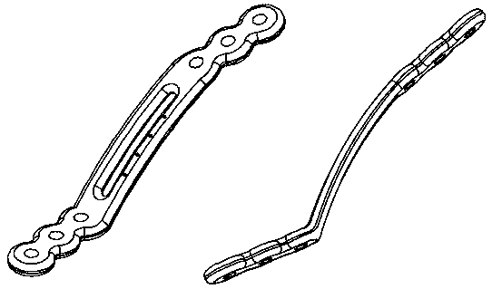 Acetabulum posterior wall protection type bone fracture plate with elastic nail path and use method thereof