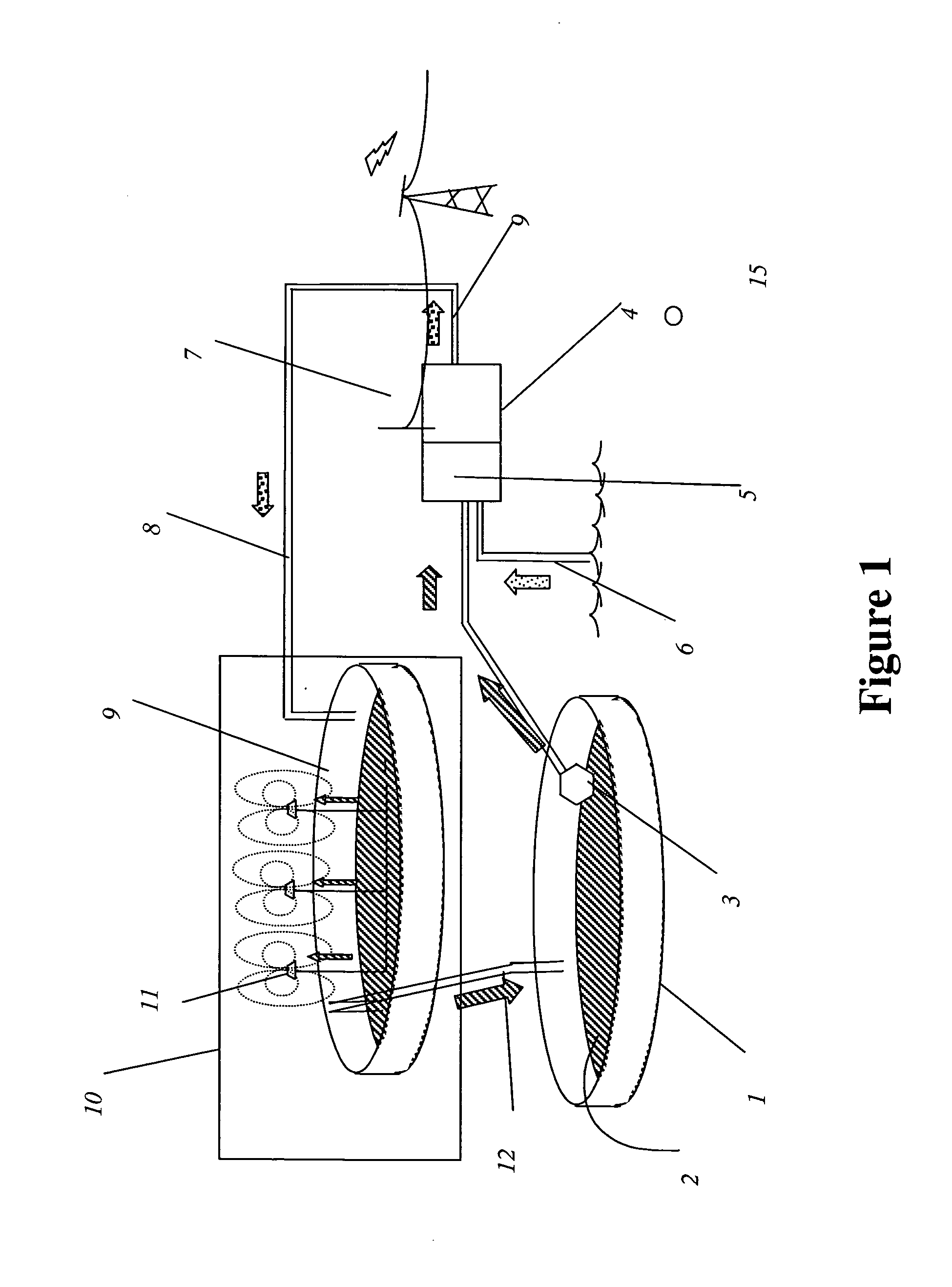 System for storing electrical energy