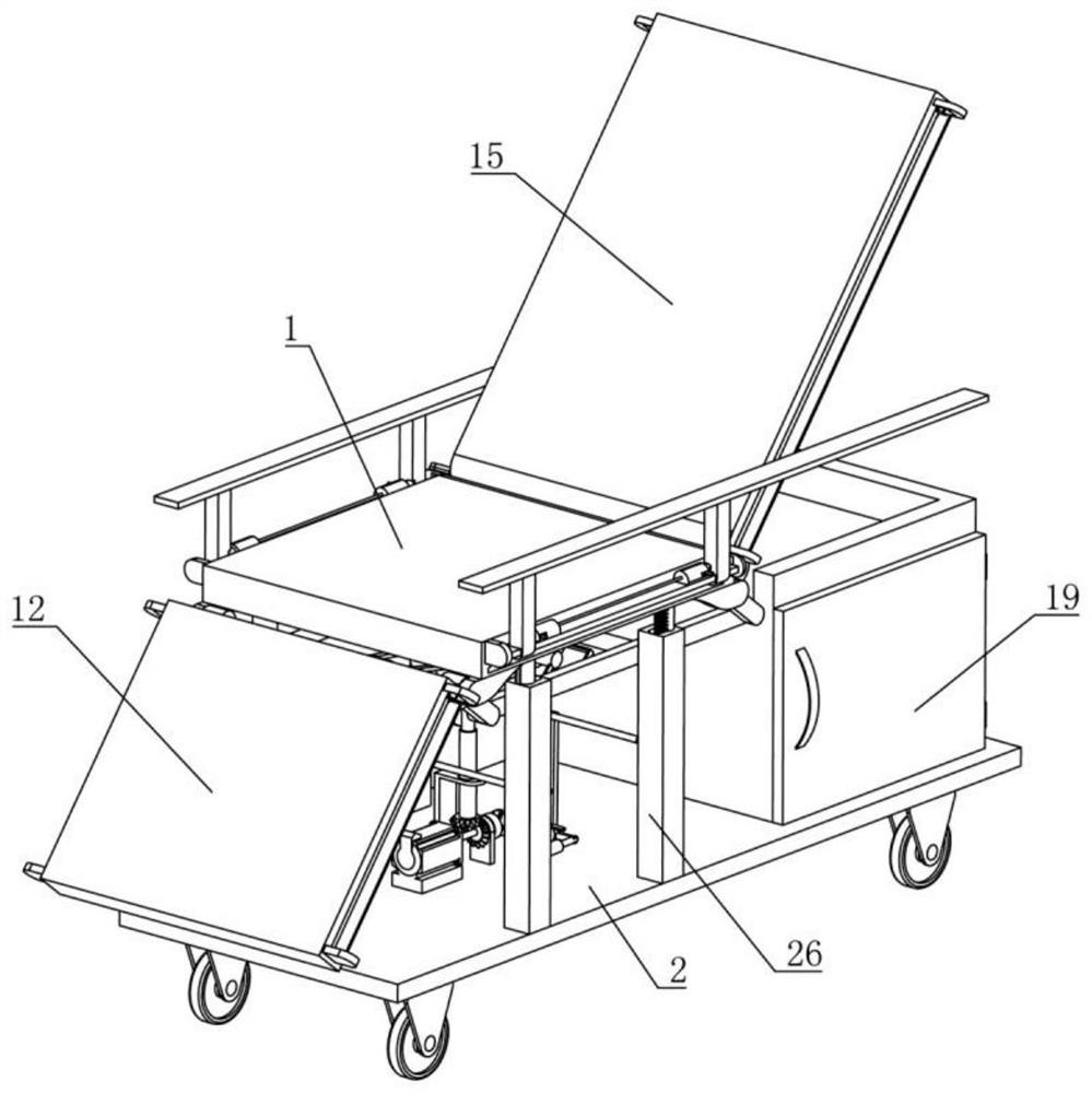 Critical patient transfer chair for emergency department