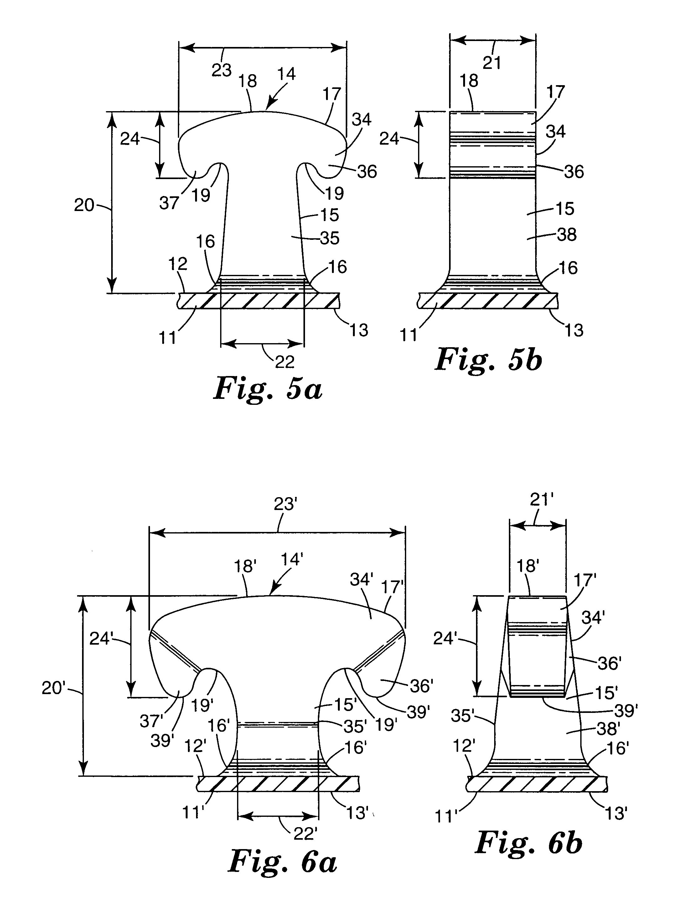 Heat treated profile extruded hook