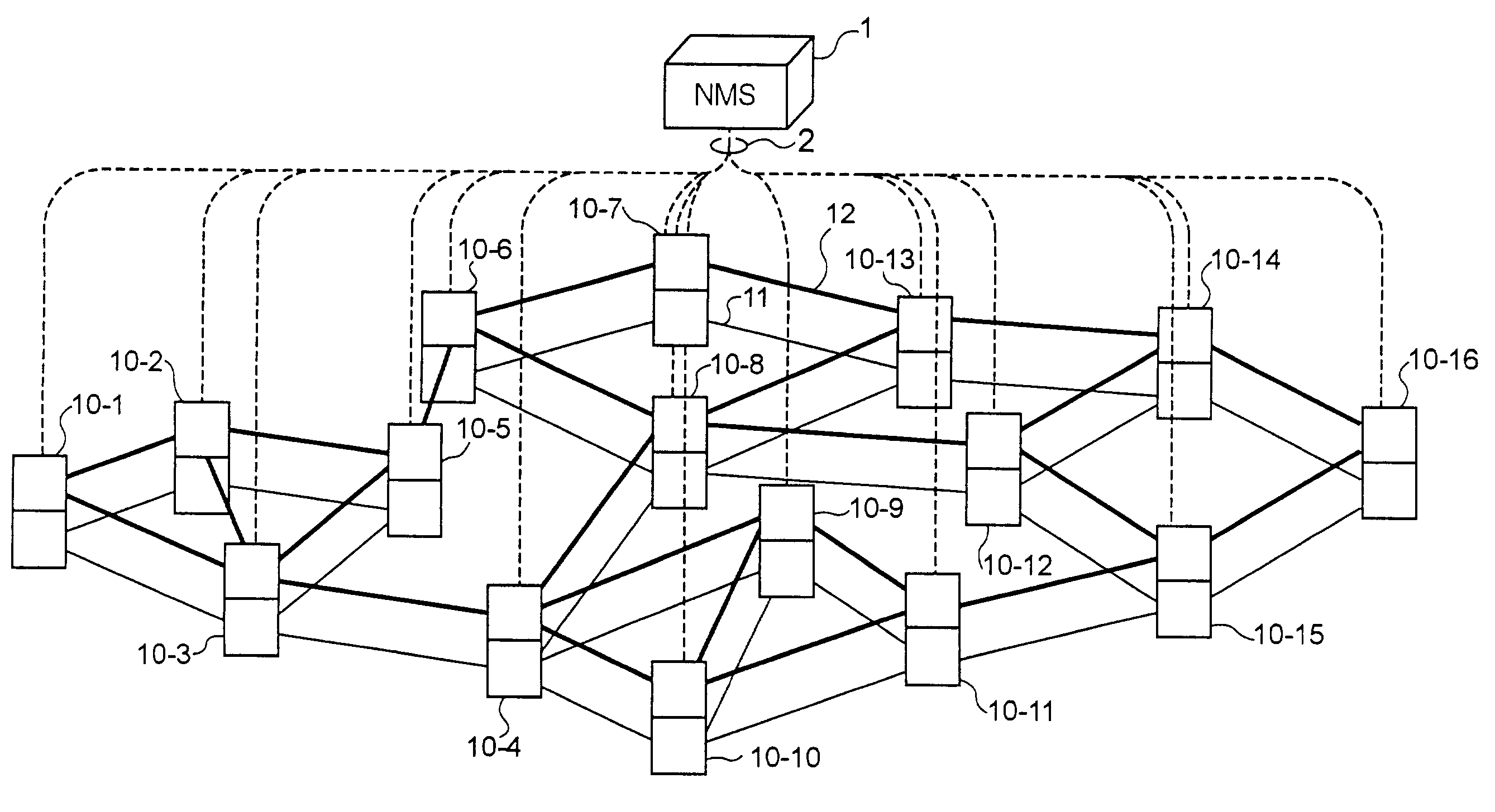 Communication network, path setting method, network management system and node