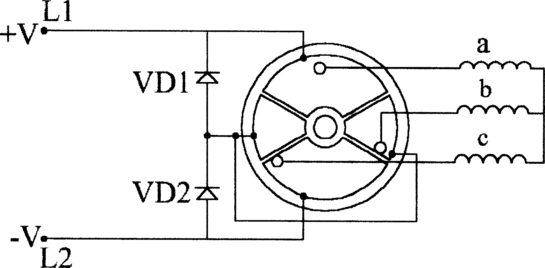 DC motor with commutator and its driven washing machine