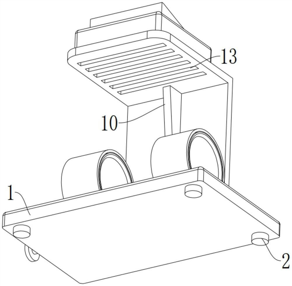 Supporting mechanism for burn part plastic repair