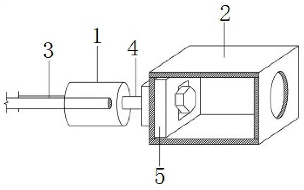 Dry type connecting device used for fabricating type composite wall vertical seam