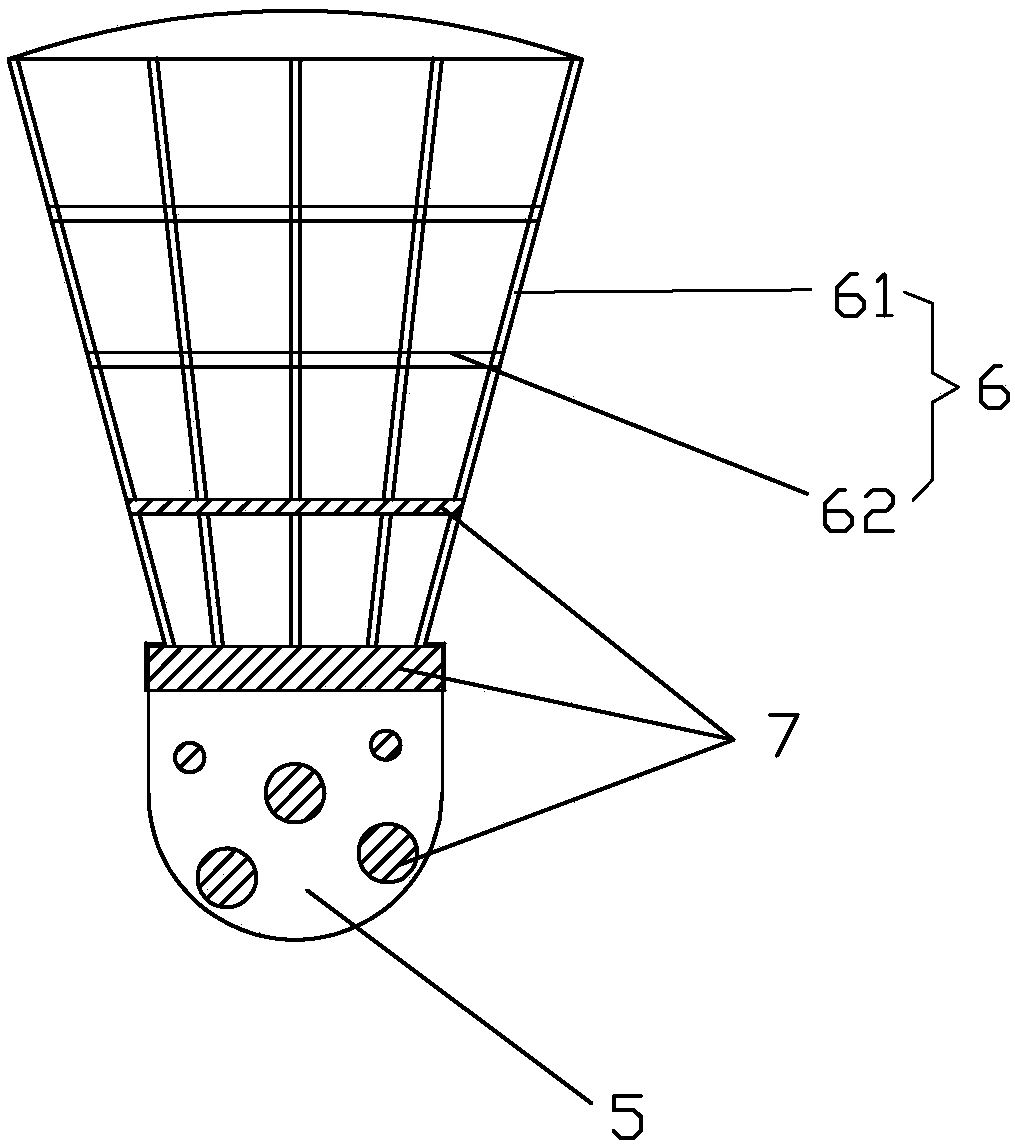 Magnetic body badminton ball