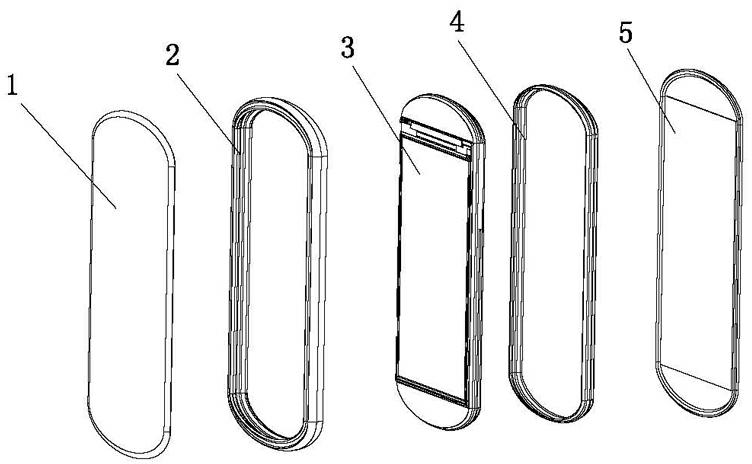 Mobile phone shell structure