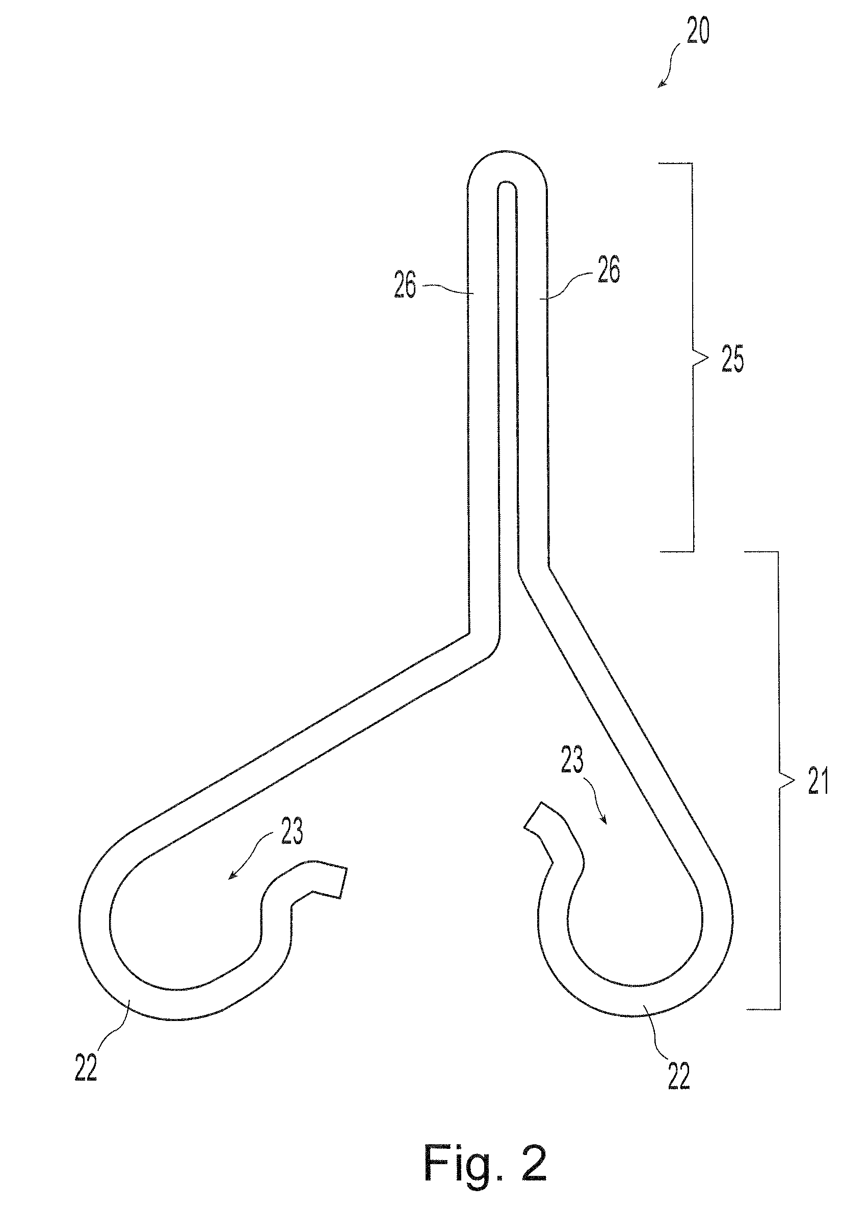 Cable guardrail system and hanger