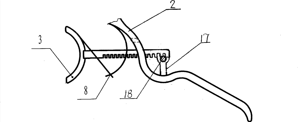 Semi-automatic sewing needle holder