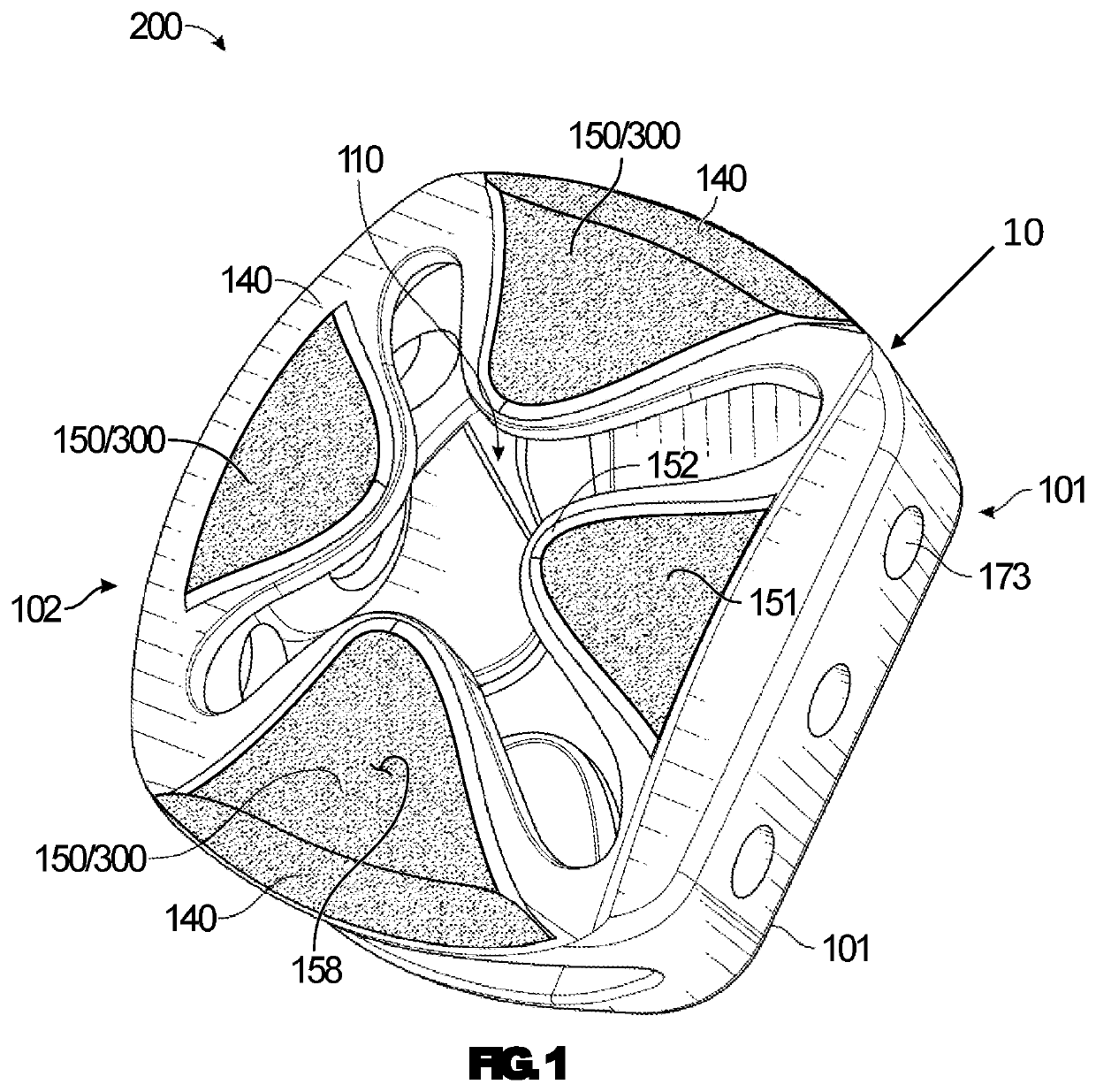 Dynamic intervertebral spacer implant