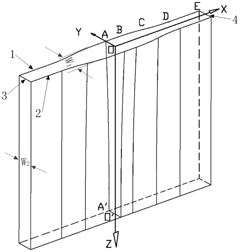 A crystallizer cavity structure