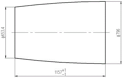 Equal-wall thickness curve generatrix part precise molding method