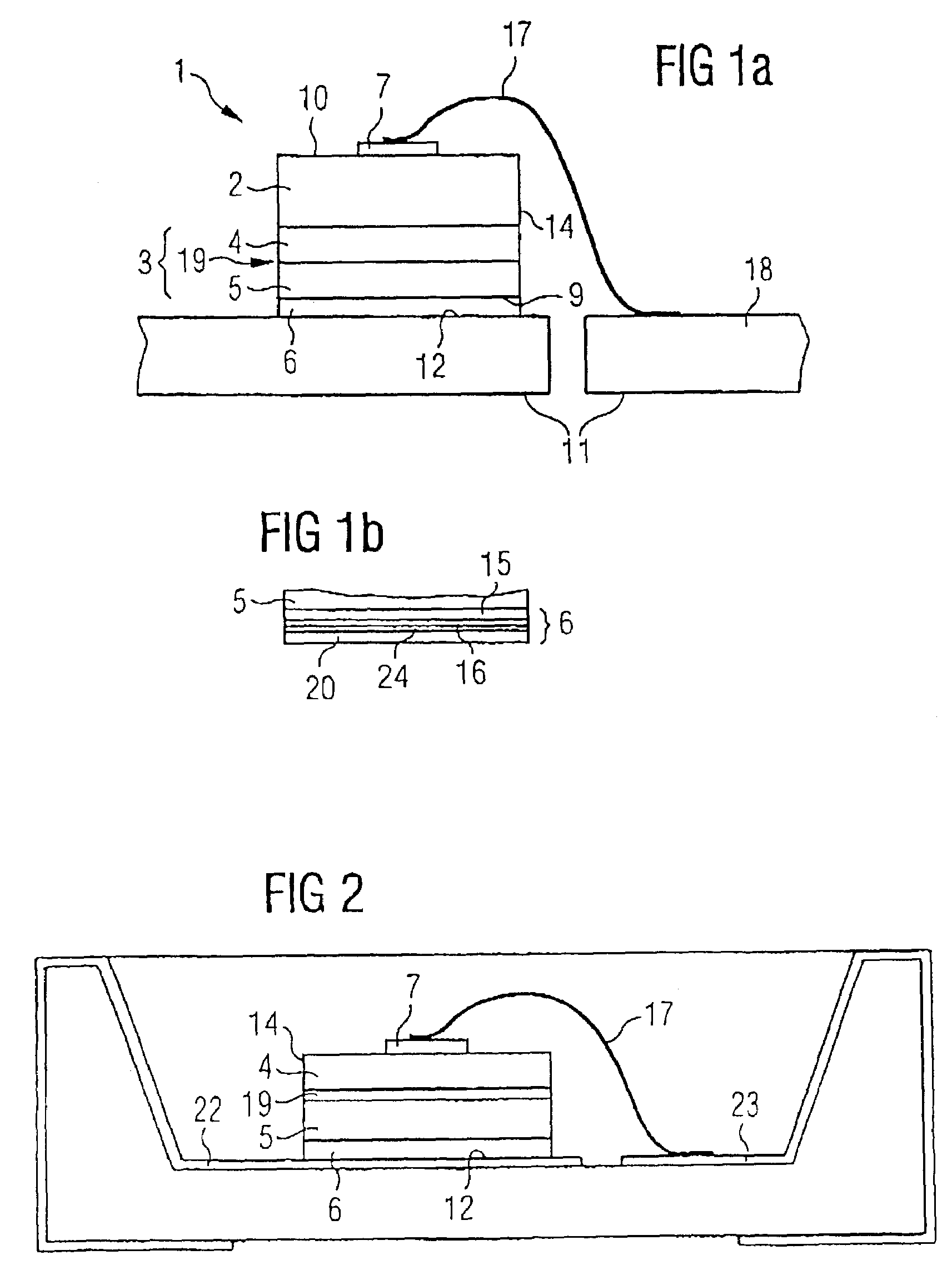 Light-emitting-diode chip comprising a sequence of GaN-based epitaxial layers which emit radiation and a method for producing the same