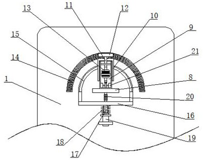 An anti-deviation device for wire cutting wire feeding mechanism