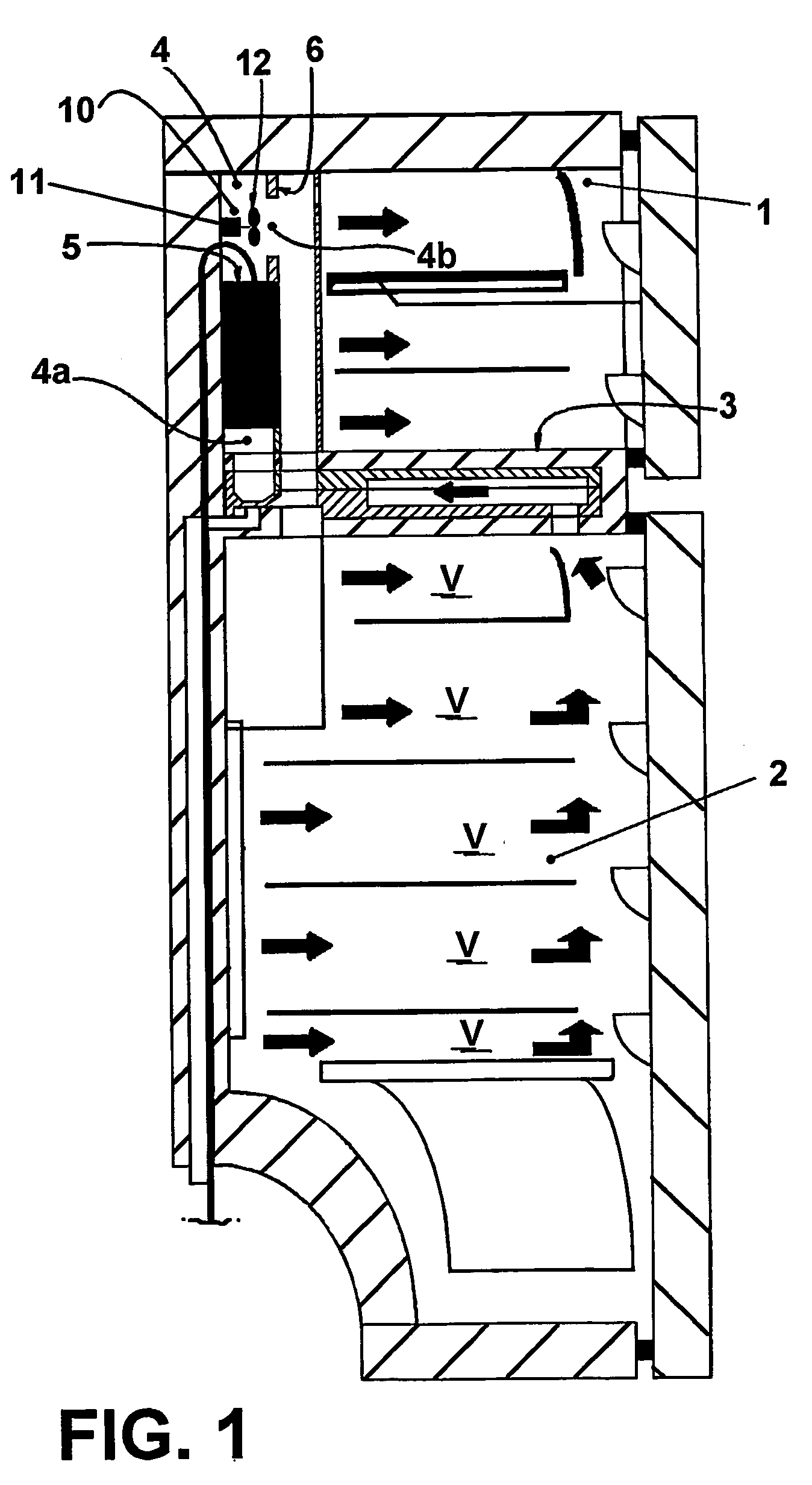 Mounting arrangement for a refrigerator fan