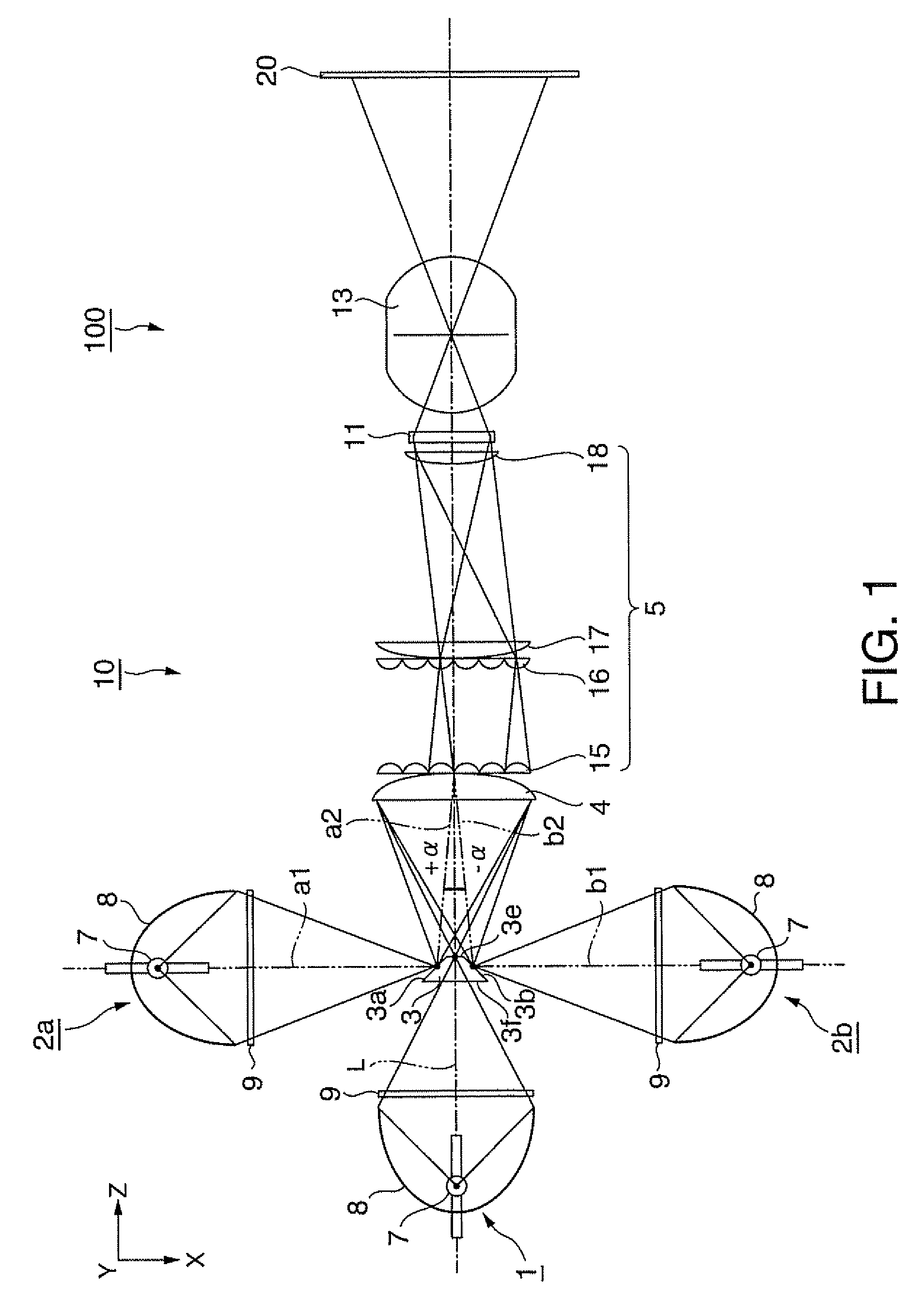 Illumination apparatus, projector, and illumination method