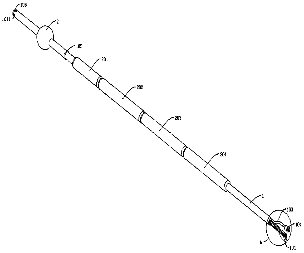Urethral dilatation catheter for urethral stenosis and using method thereof