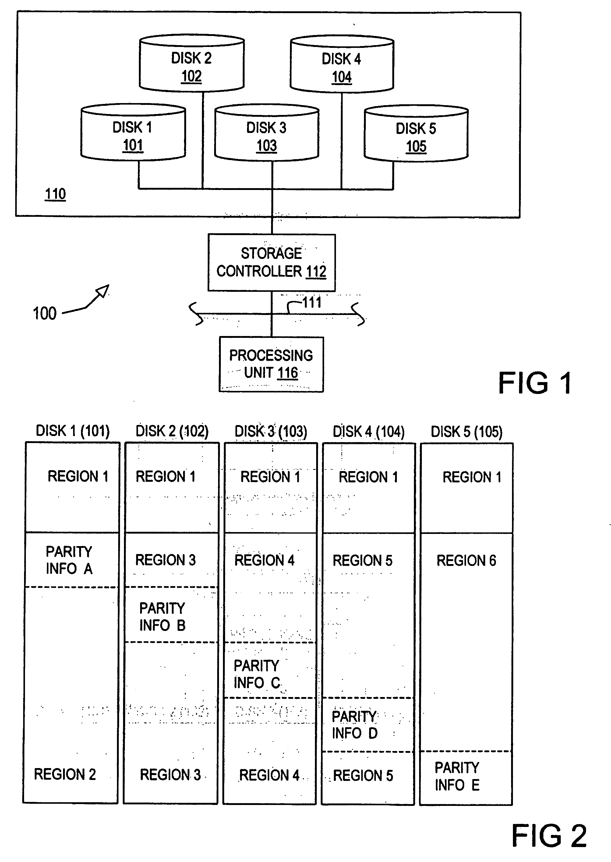 Multiple disk, variable RPM data storage system for reducing power consumption