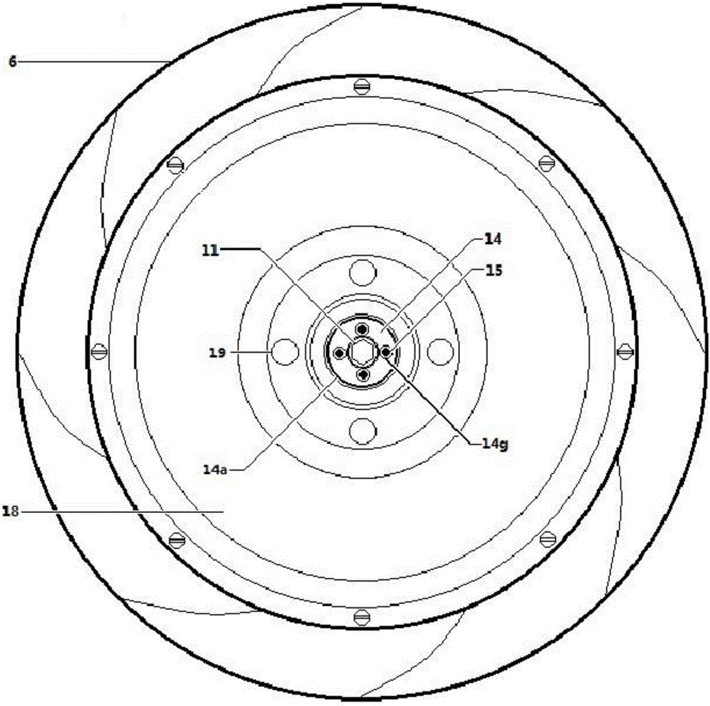 Rear wheel drive structure of hybrid power motorcycle