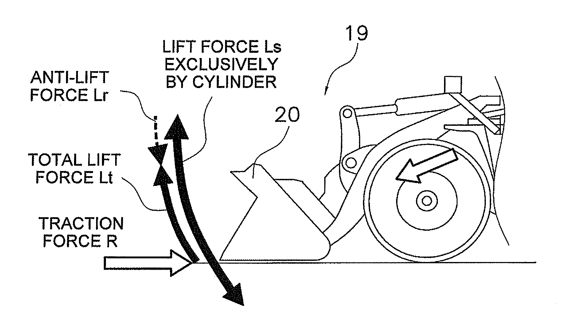 Engine control device for working vehicle