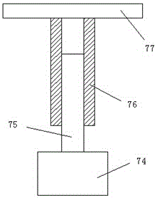 A welding panel fixing device for automatically lifting panels
