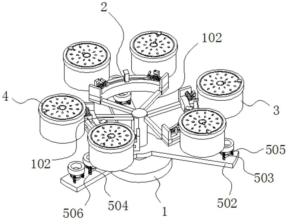 Automatic test tube distribution device applicable to hematology department