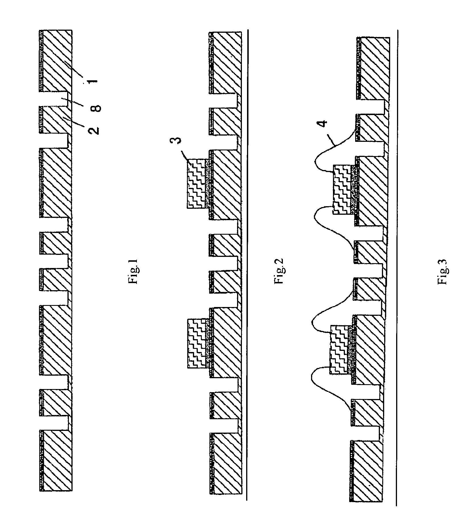Package Structure With Flat Bumps For Electronic Device and Method of Manufacture the Same