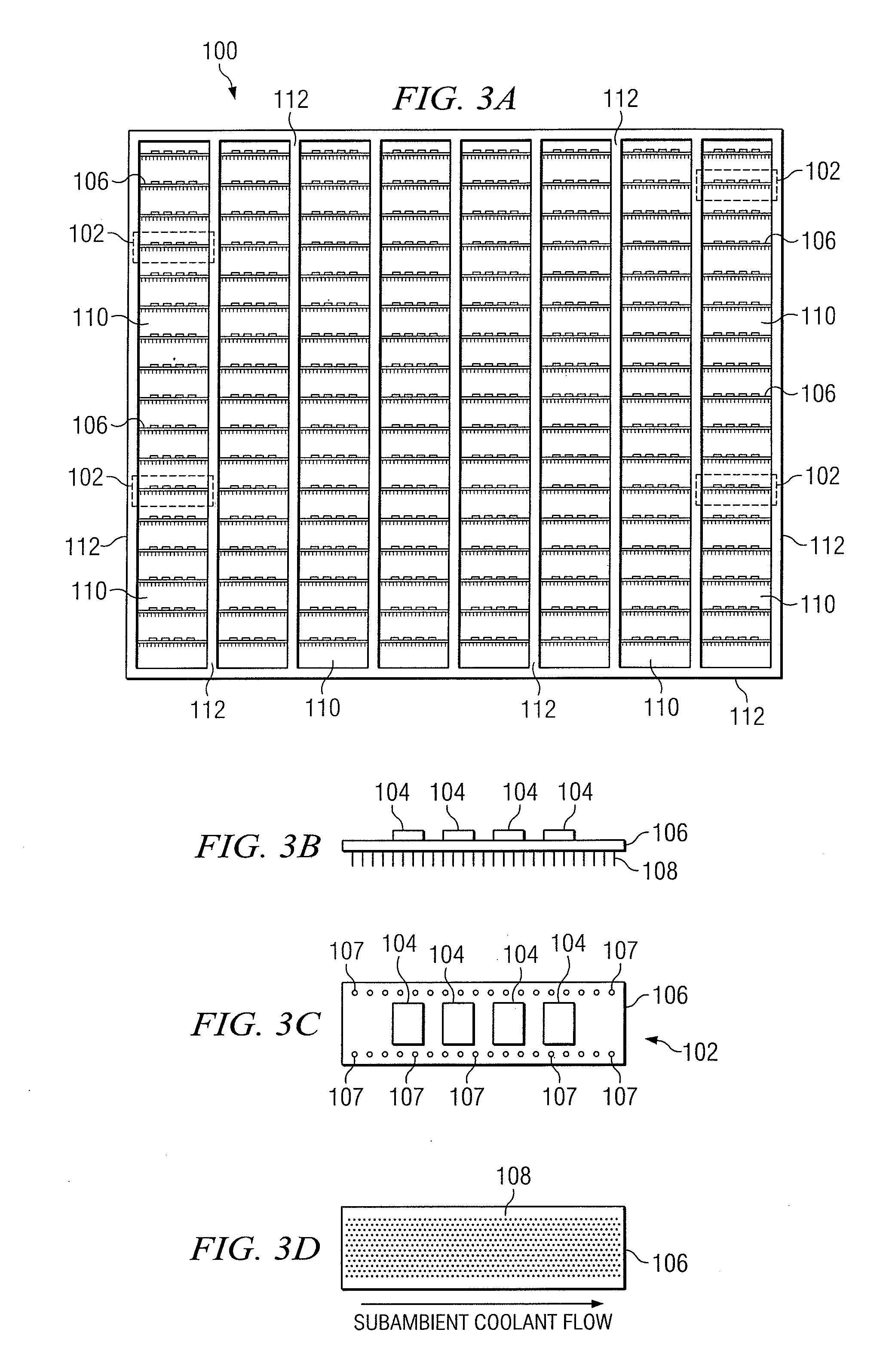 Method And Apparatus for Cooling Electronics with a Coolant at a Subambient Pressure