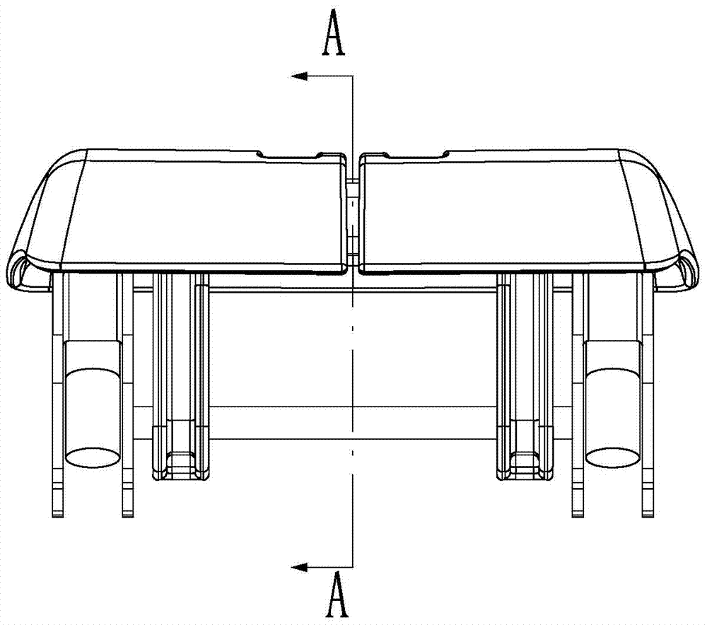 Installation structure of seat belt guide ring and guide ring bracket