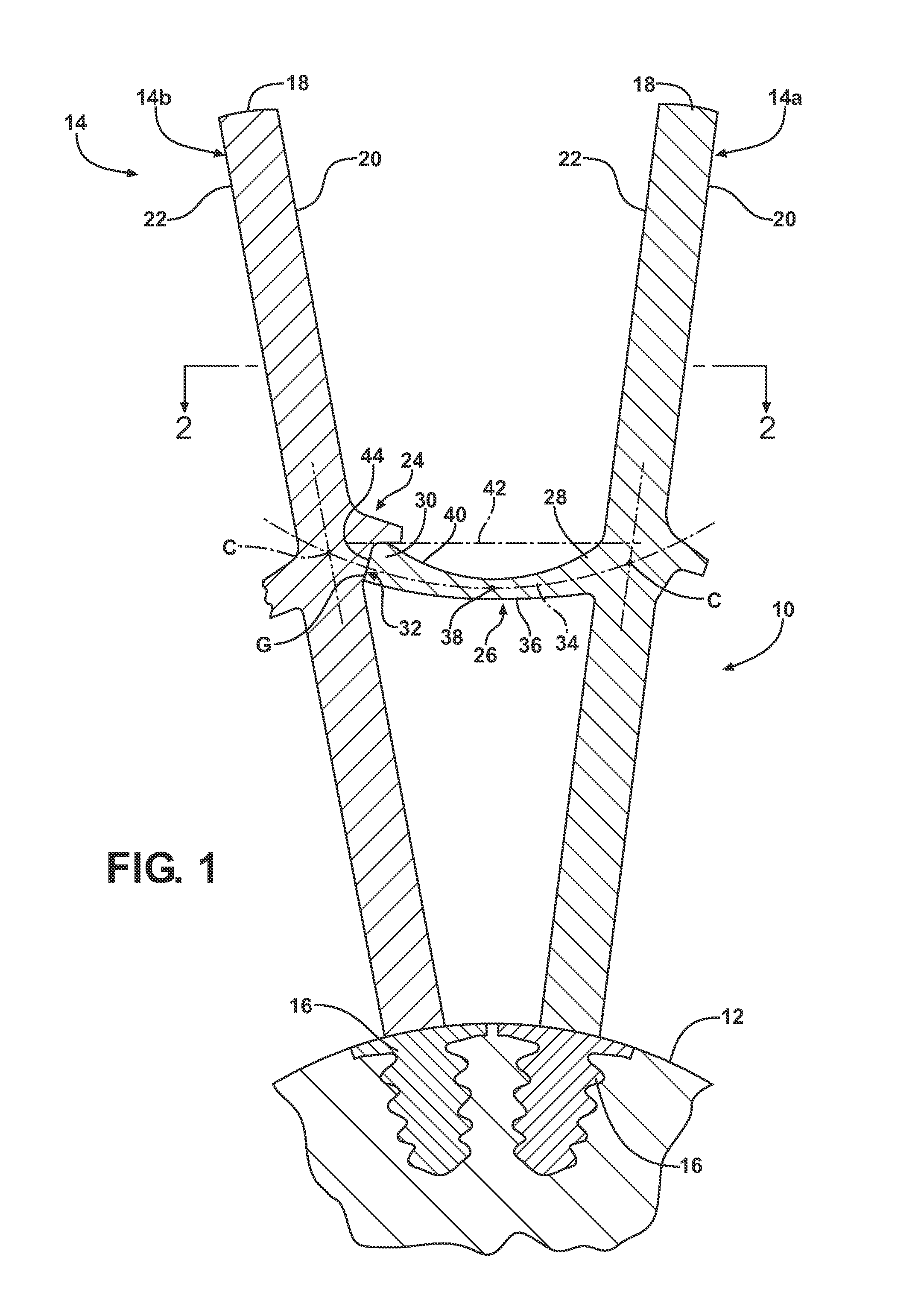 Turbine Blade Damping Device With Controlled Loading