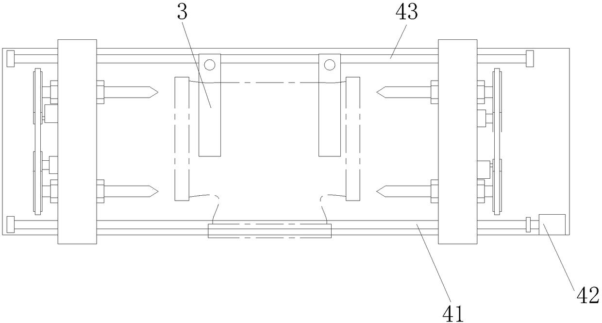 Perforating device for two coaxial mounting surfaces of valve