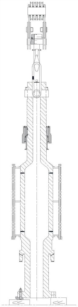 Large-scale motor rotor shaft turning-over hoisting tool