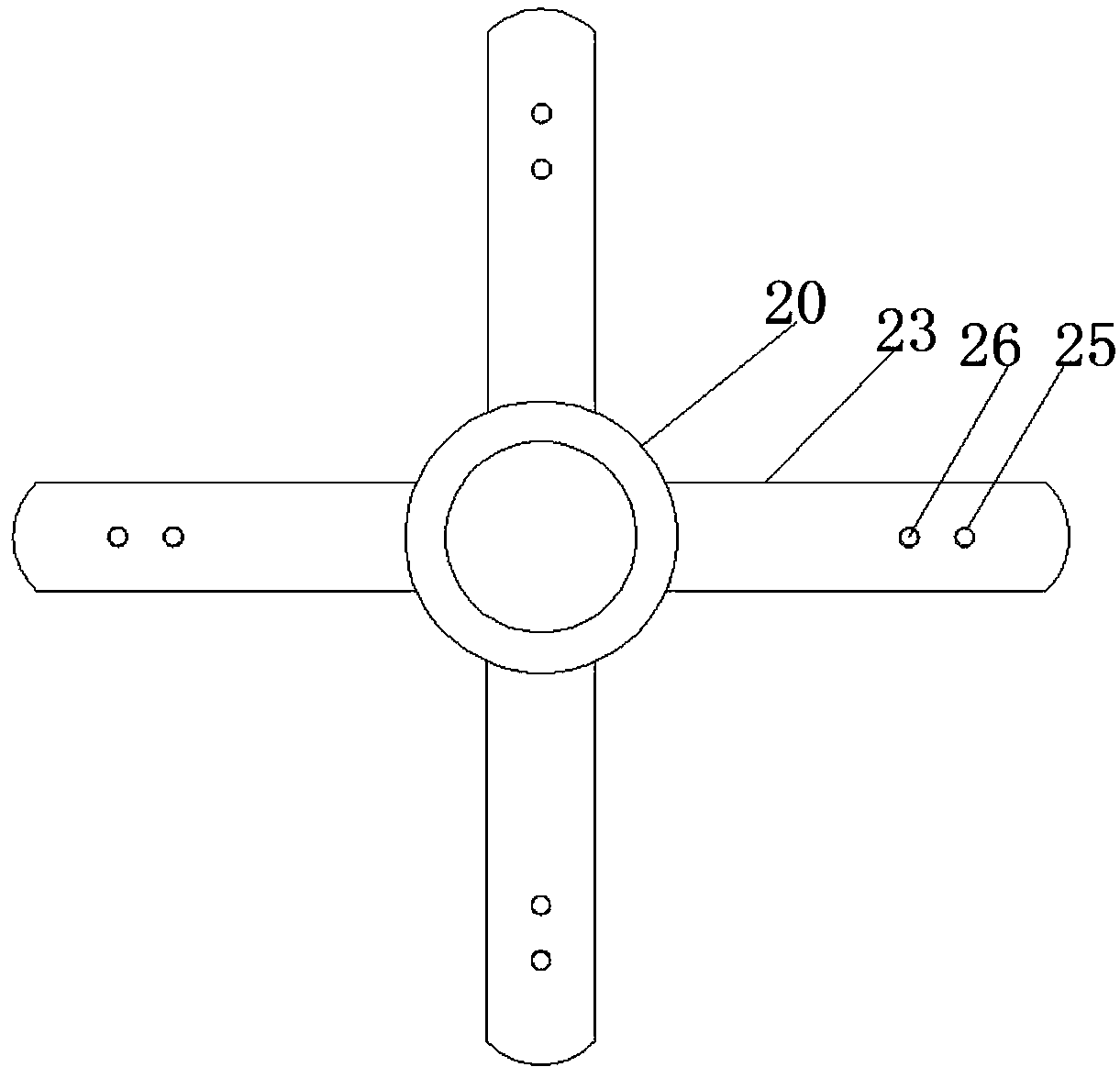 Safety device for elevator shaft for building construction