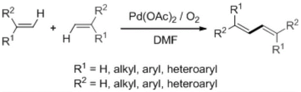 Preparation method of 1,3-diene derivatives with aggregation-induced luminescence properties