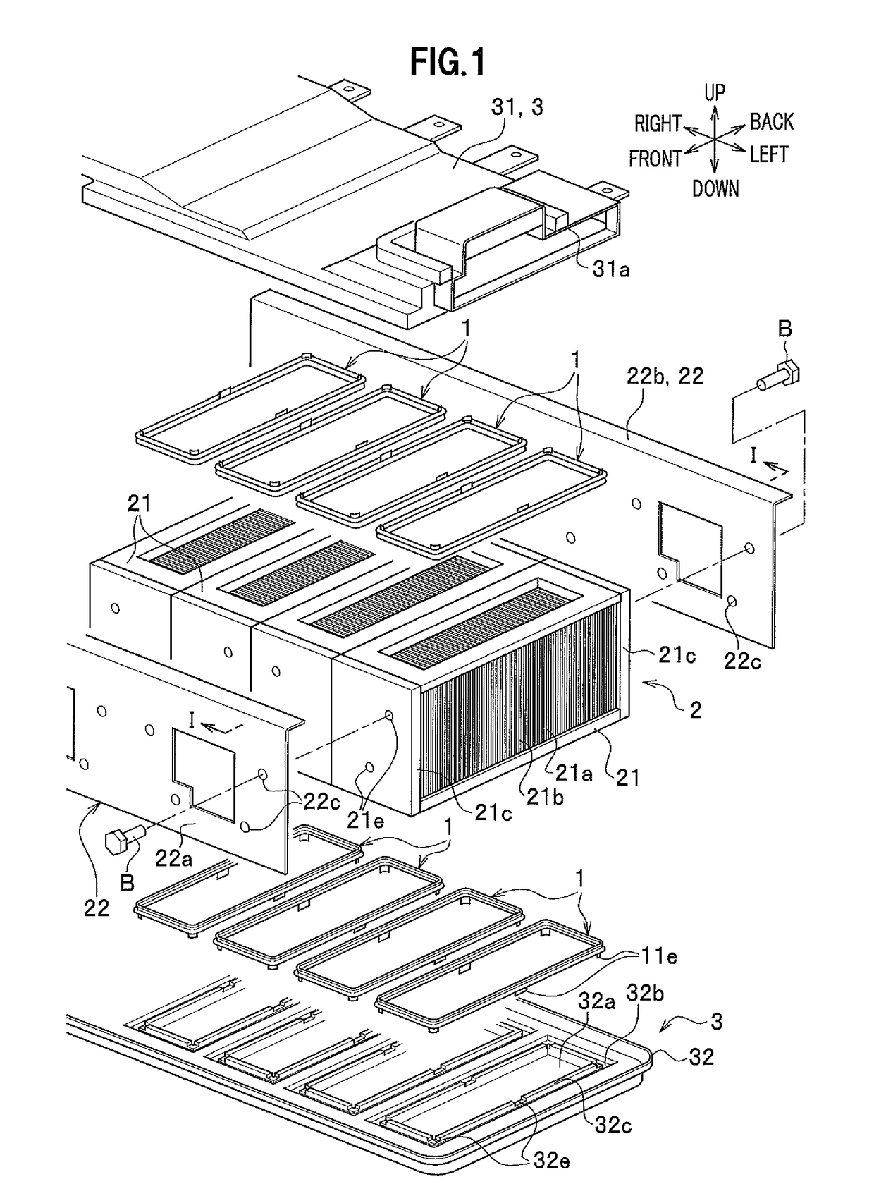 Packing and seal structure of battery module