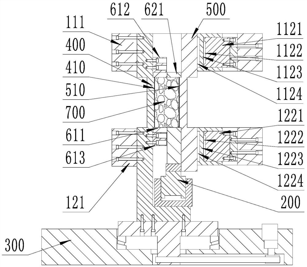 Rock mass shearing test system for high-energy accelerator CT scanning