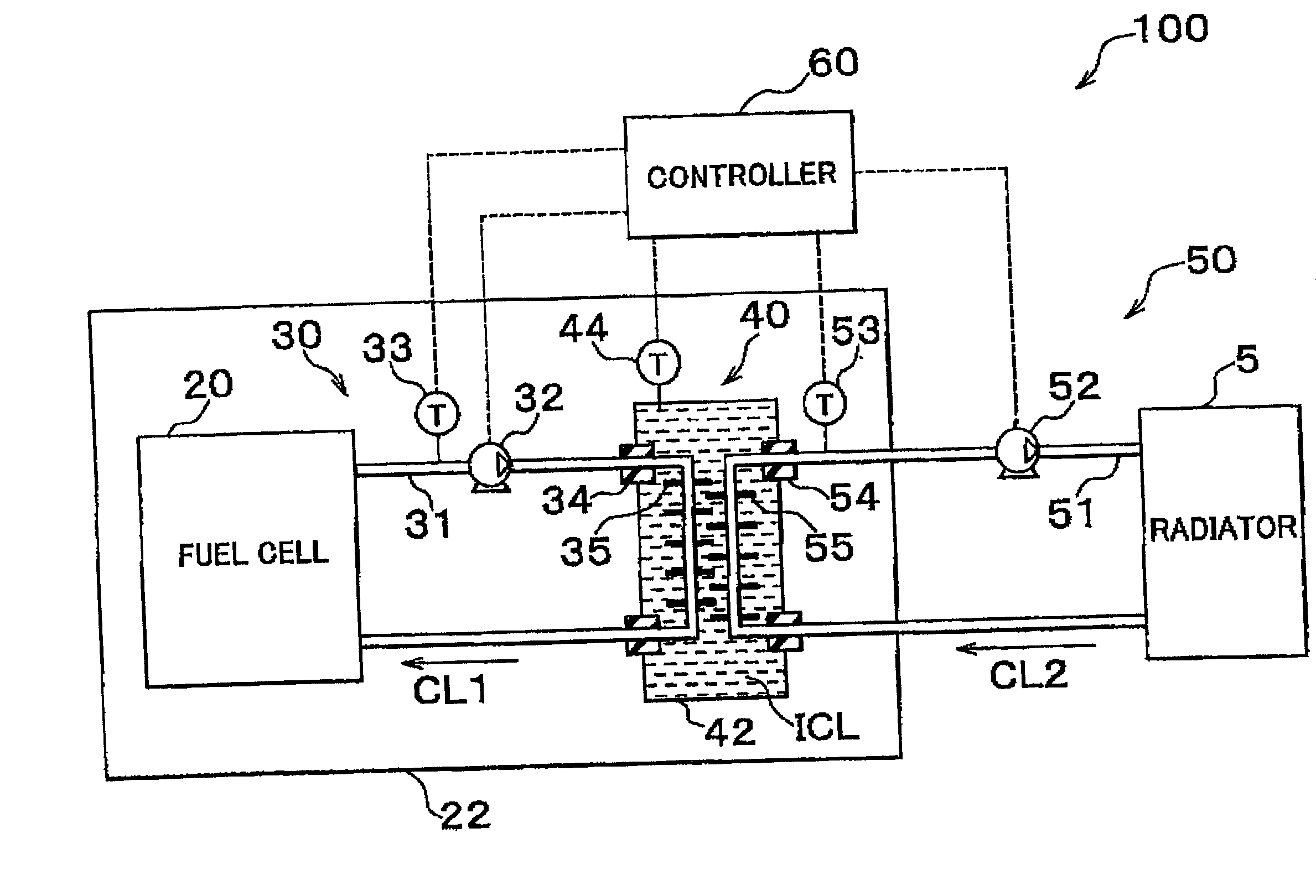 Fuel cell system having cooling apparatus