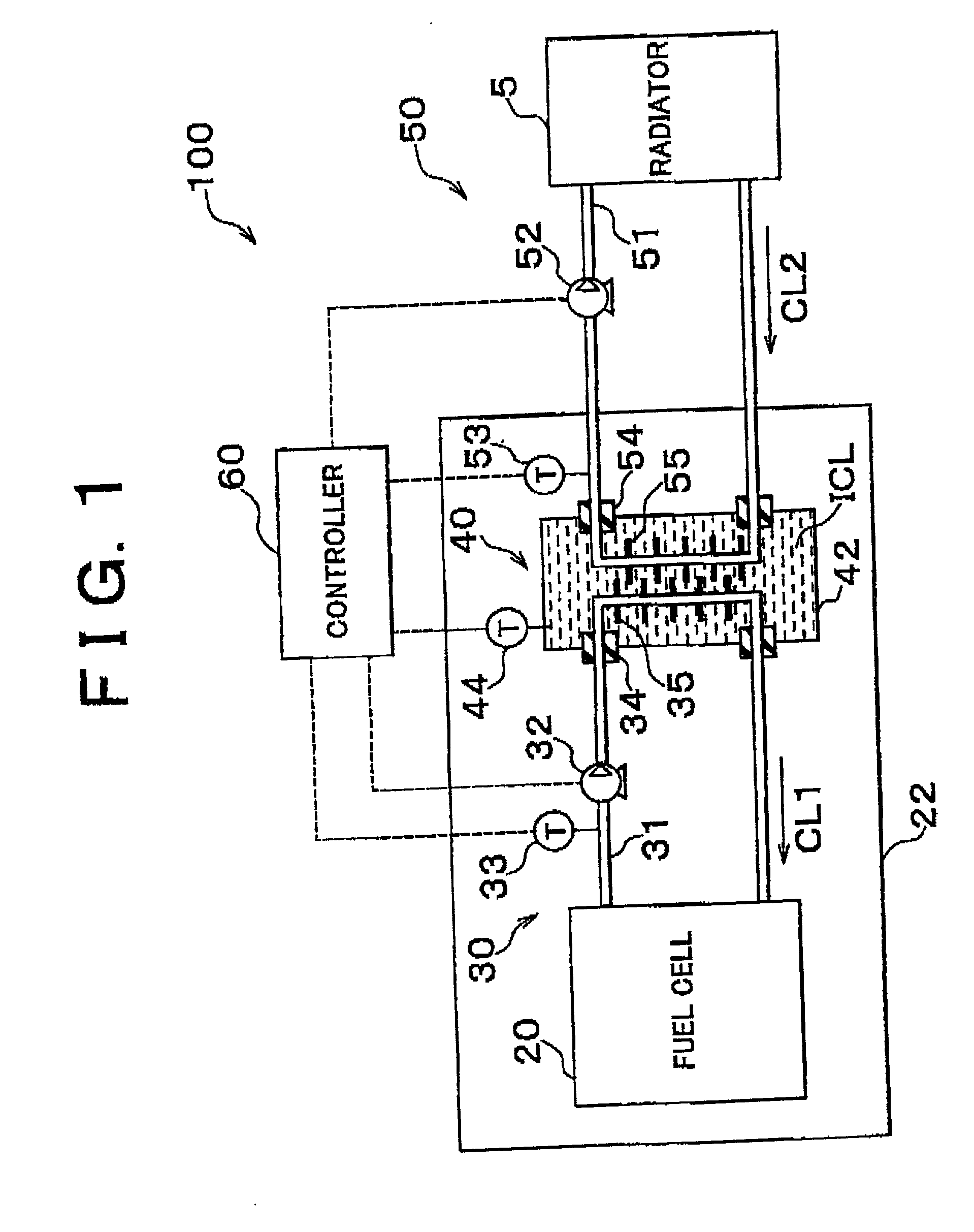 Fuel cell system having cooling apparatus