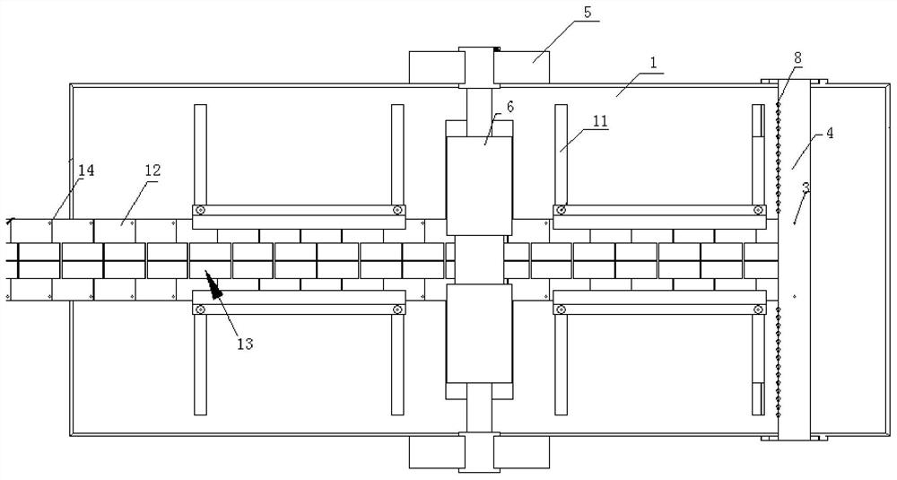 Automatic material belt stripping device for sheet product made of easy-to-break material