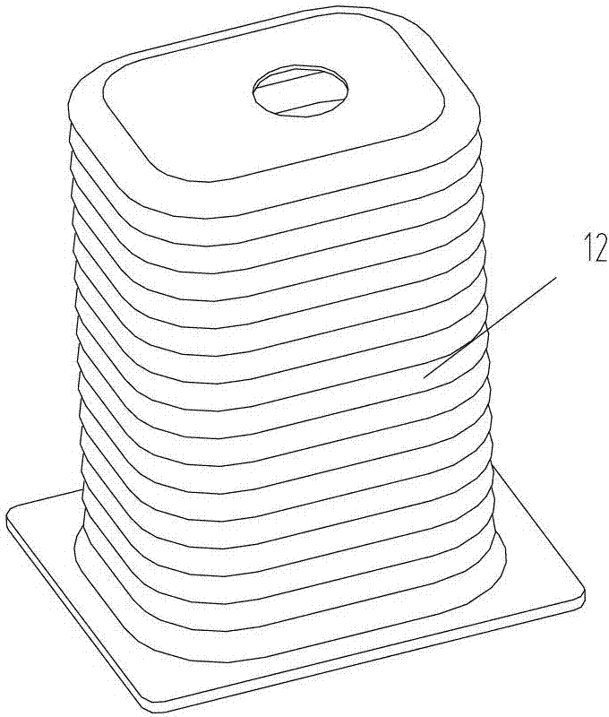 Rotary pendulum protective device of automatic air cylinder