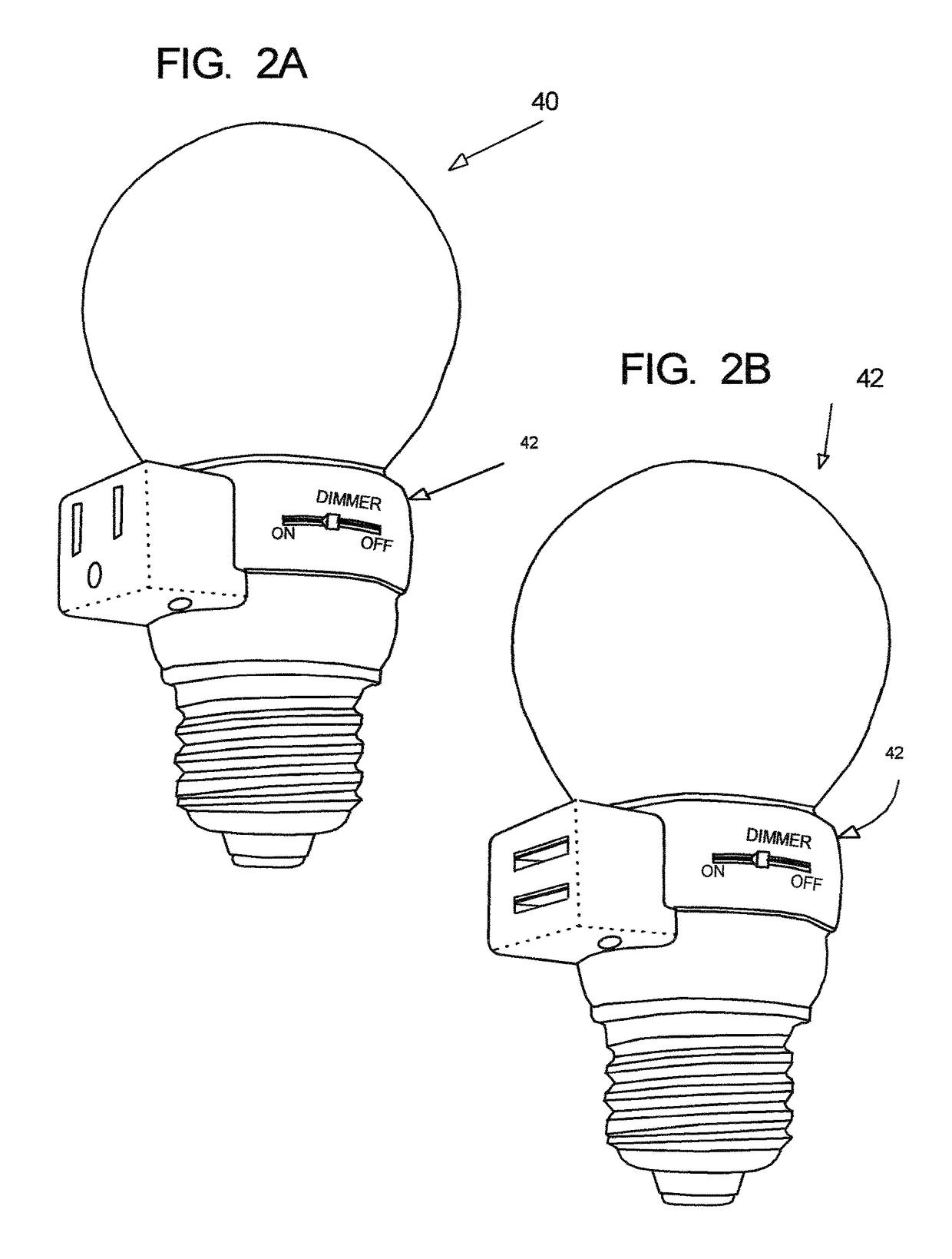 Light bulb device with functional features