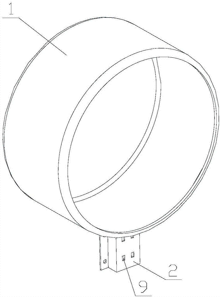 Washer electric device mounting structure and washer with same