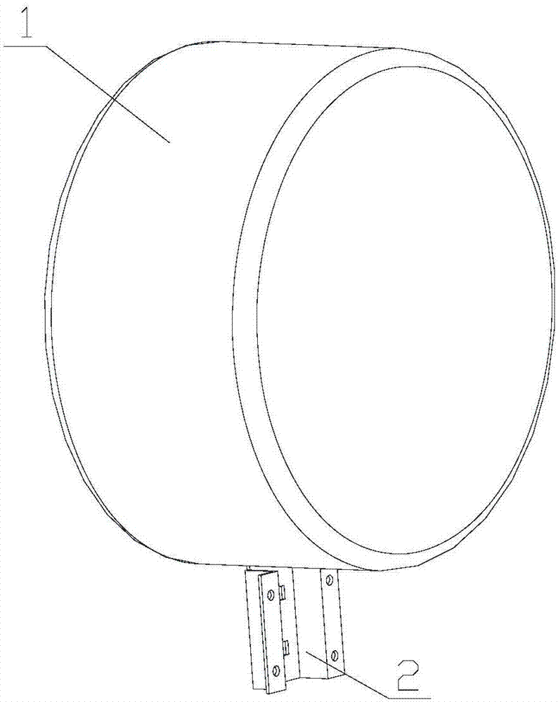 Washer electric device mounting structure and washer with same