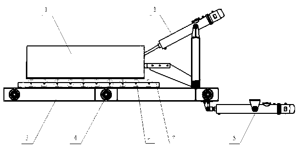Movable plow discharger for biomass power generation