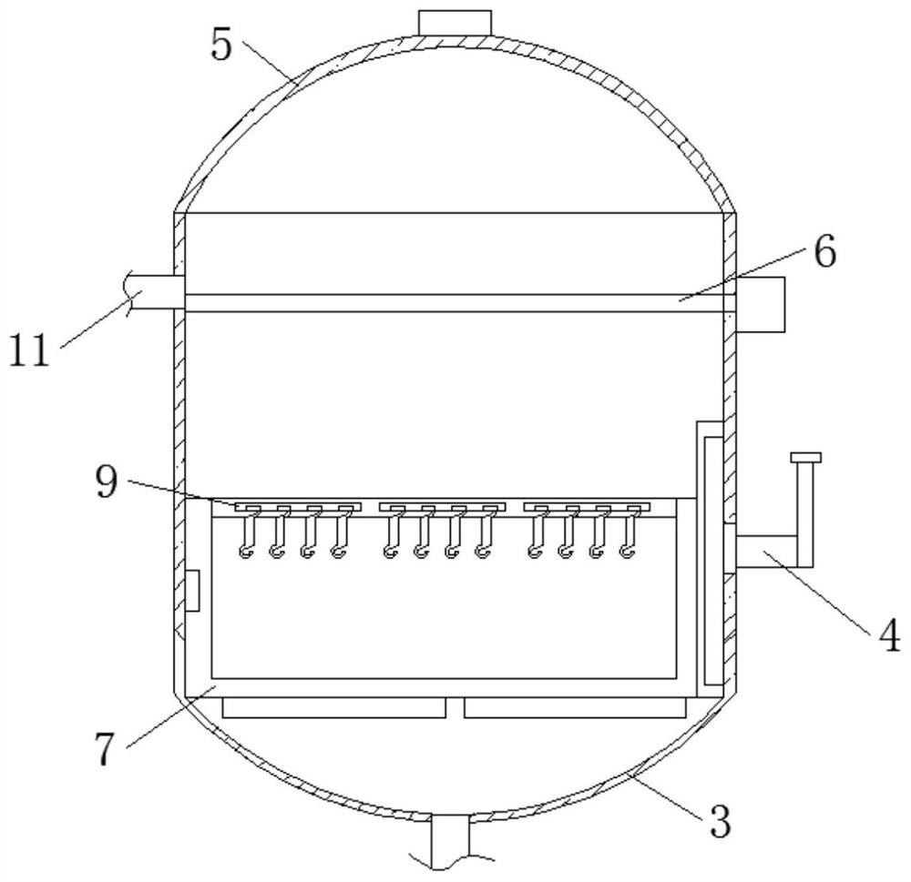 Cooking device for goose meat processing