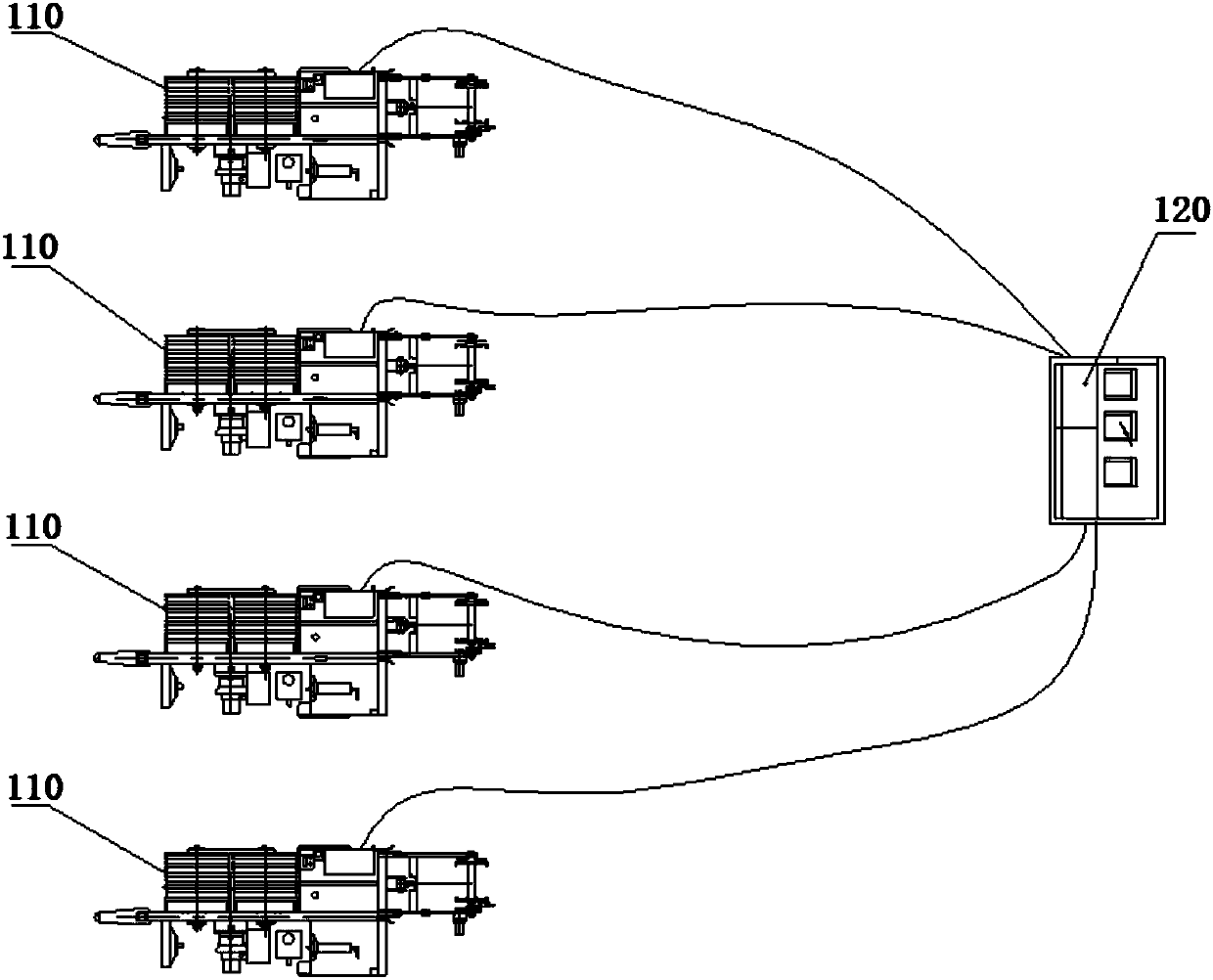 Remote integrated control system of traction site for ultrahigh-voltage power transmission engineering