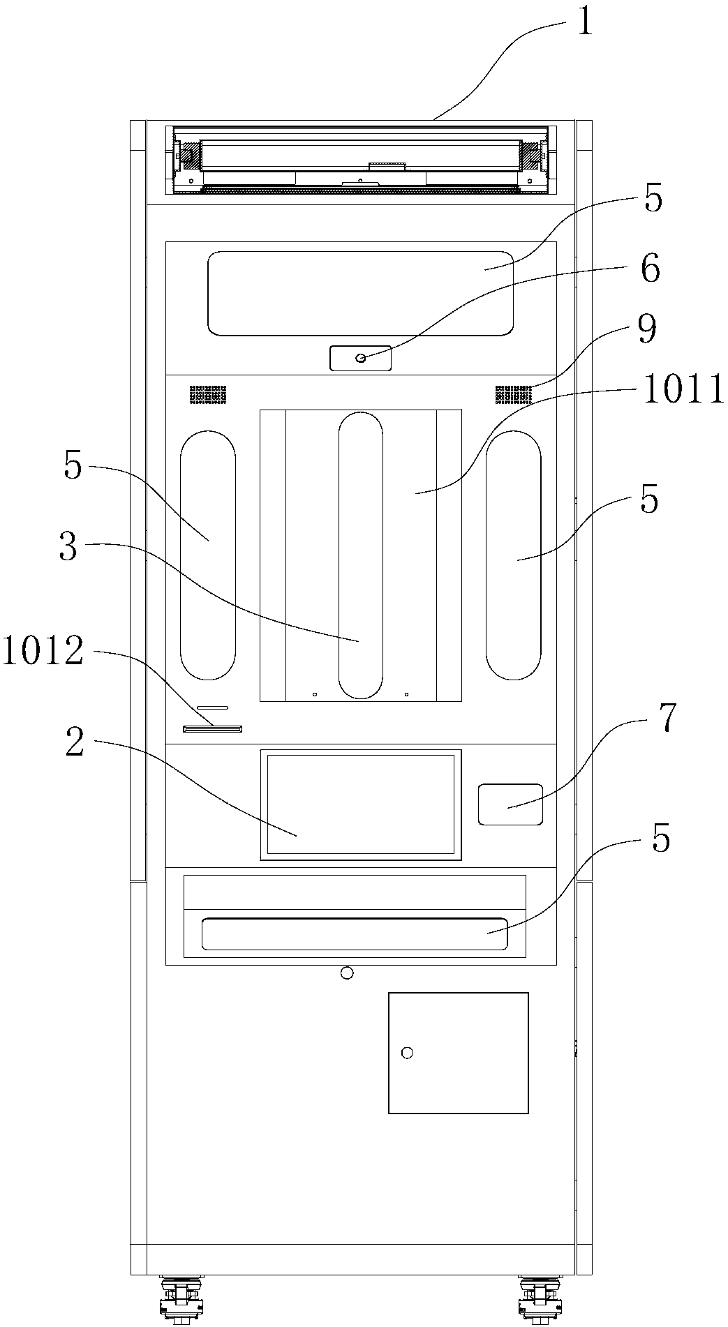 Contactless intelligent self-service license photographing equipment and method