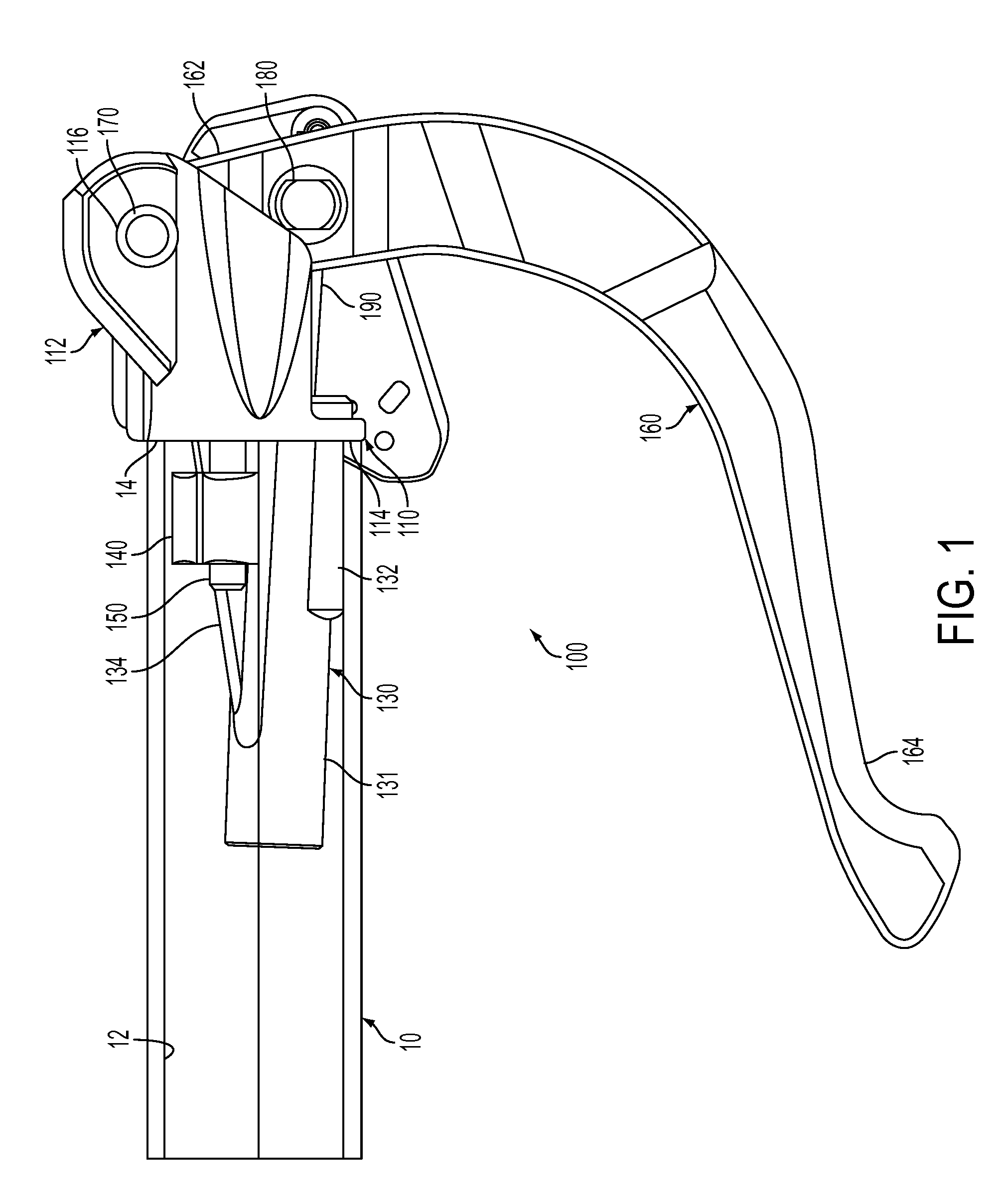 Brake control apparatus and control lever therefor